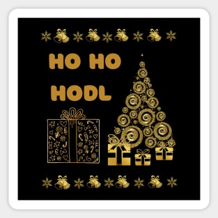 Ho Ho Hodl Christmas Sweater Sticker